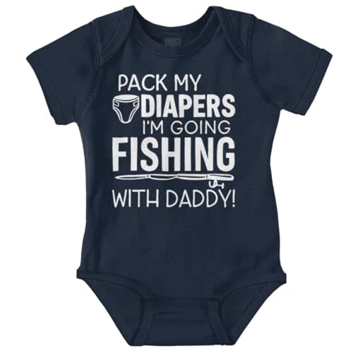 Brisco Brands Future Outdoor Buddy Fishing Hunting Baby Romper Boys or Girls