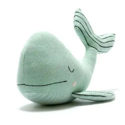 Sea Green Whale Plush Toy