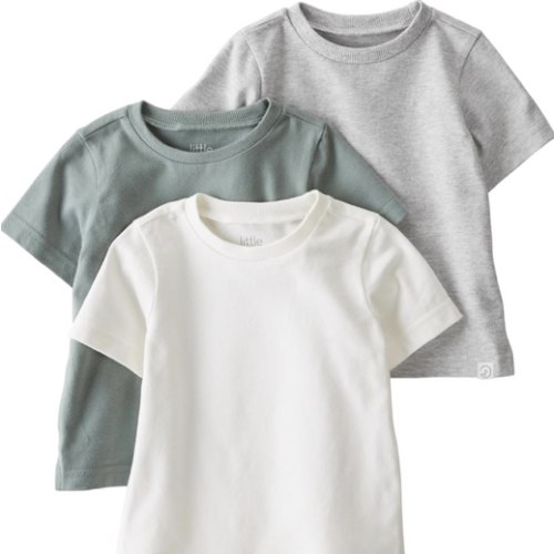 Little Planet by Carter's Unisex Baby 3-Pack Tops Made with Organic Cotton