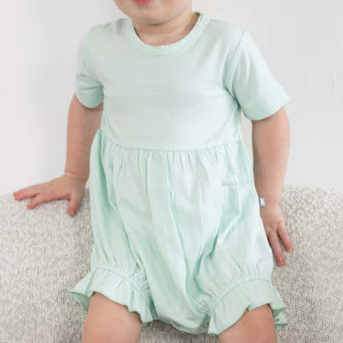 Bumbunny Baby |Bubble Romper in Mint Green