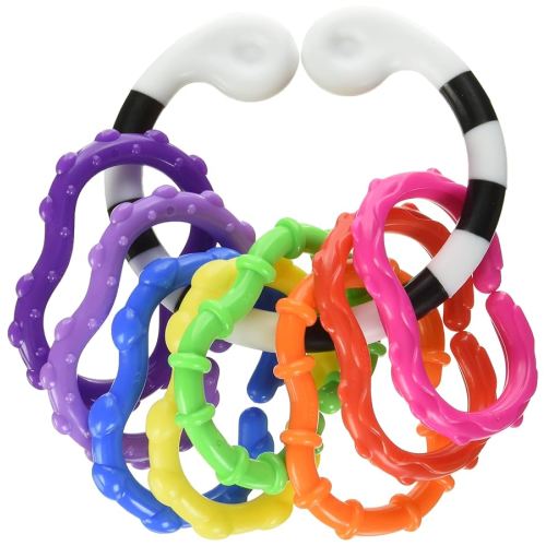 Nuby 536042 Playlinks Teether, 8-Pack