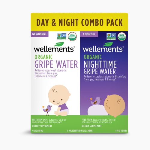 Wellements Organic Gripe Water Day/ Night Combo Pack