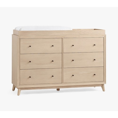Sloan 6-Drawer Dresser & Topper Set (55w x 18d")