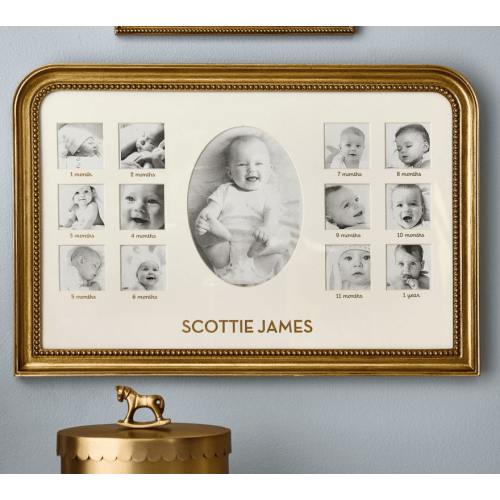 Chris Loves Julia Arched First Year Frame (18"x 12")