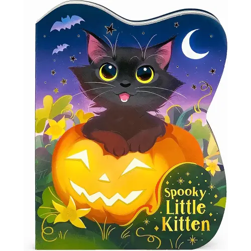 Spooky Little Kitten Halloween Cat-Shaped Board Book