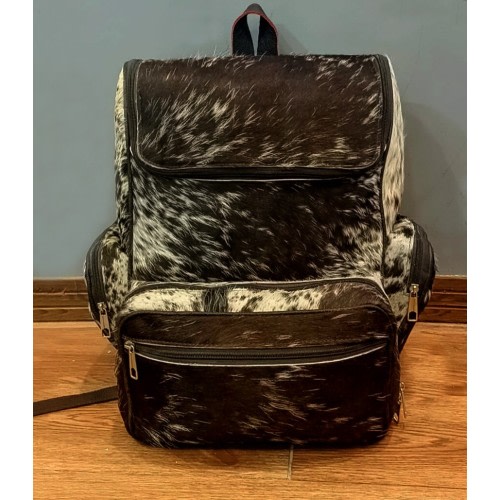 Cowhide Backpack Bag /Leather Diaper Bags | Cow Hide Bag pack Fur Hair On | Gift