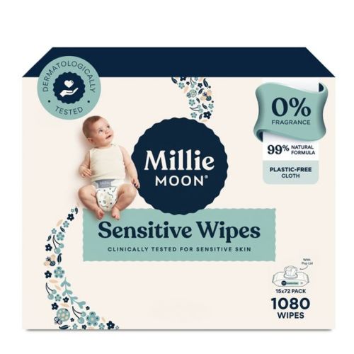 Millie Moon Sensitive Wipes - 1080ct