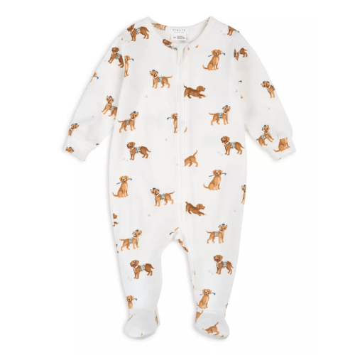 Golf Pups Print Sleeper Footie