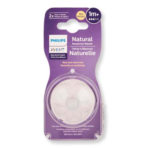 Natural Response Nipple Flow 2-pack 1M+