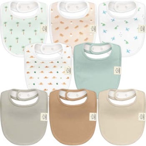 8-Pack Baby Drool Bibs