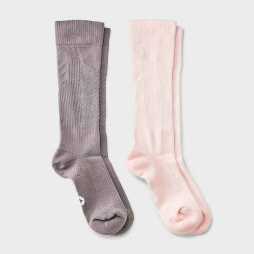 Women's Essential Compression Socks - All In Motion™ Pink/Gray
