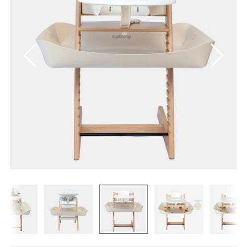 CATCHY - The Food Catcher for High Chairs – Catchy- BIRCH (color) or Playful Checker (pattern)