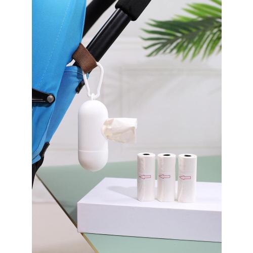 1pc Disposable Diaper Bags Holder + 3 Rolls (45pcs) Trash Bags, (30x22cm Unfolded Size), Convenient For Baby Diaper Change, Car Trash Bags for Sale Australia| New Collection Online| SHEIN Australia