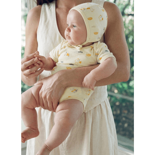 Organic Newborn Romper | Dressed for Every Sunshine Day – Cuffoo