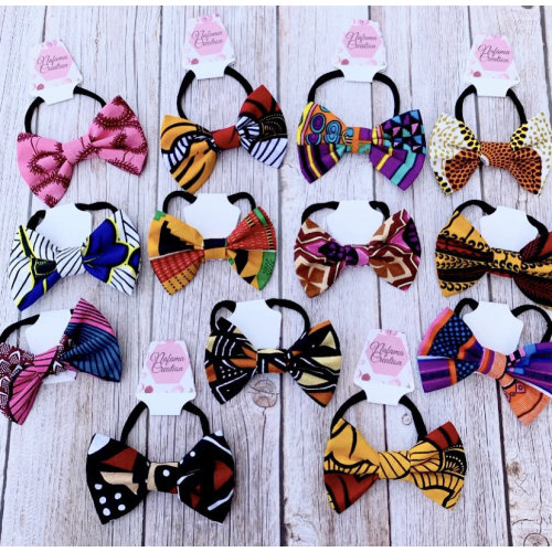 Ankara Bow Headband: African Print Hair Clip, Baby & Kids