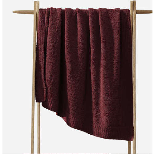 Snug Lap Throw - Cherry Lacquer