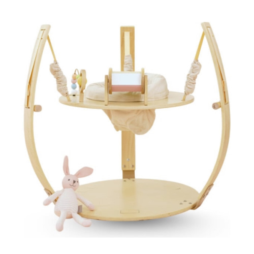 Ivy 3-in-1 Wooden Baby Bouncer, Play Gym & Activity Table - Avenlur Rec Room | Maisonette