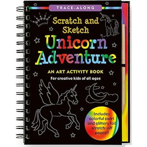 Unicorn Adventure Scratch and Sketch: An Art Activity Book for Creative Kids of All Ages
