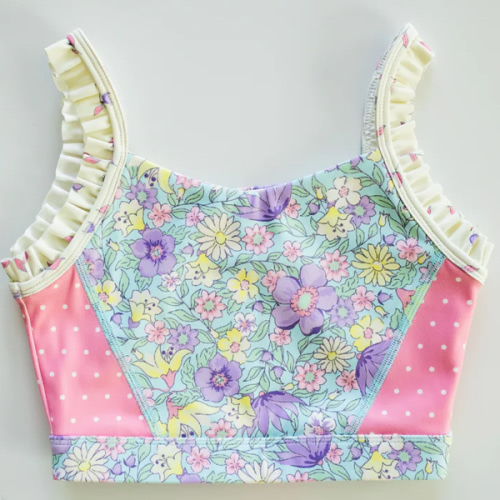 Spring Fling Active Crop Top (Runs Small)