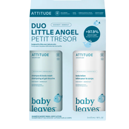2-in-1 baby shampoo & body wash and body lotion set - EWG Verified® | ATTITUDE