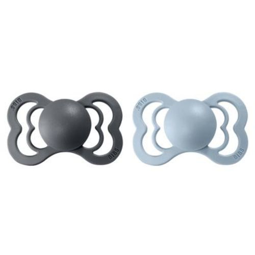 Bibs Supreme Silicone Pacifier - 2pk