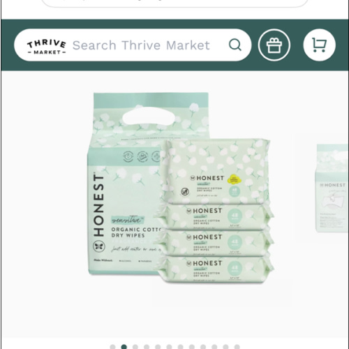 Organic Cotton Dry Wipes