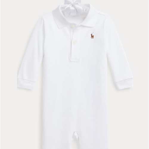 Soft Cotton Polo Coverall | Ralph Lauren