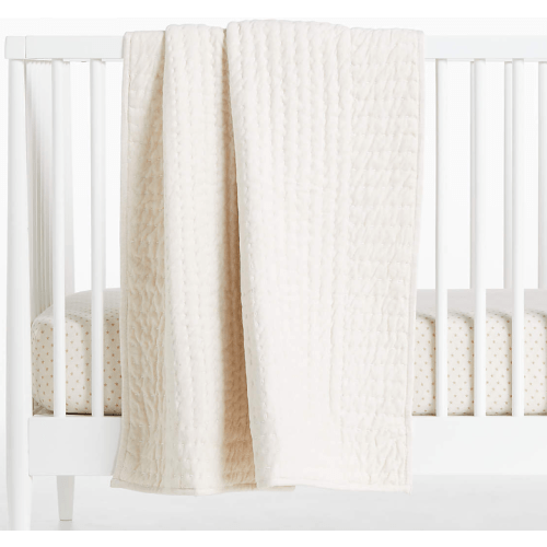 Baby's First Natural Organic Cotton Jersey Baby Crib Quilt