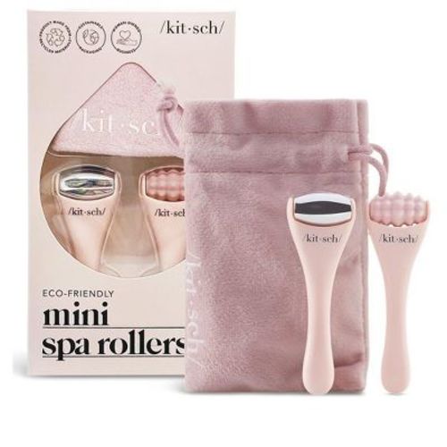 Kitsch Mini Spa Rollers 2pc Set - Blush