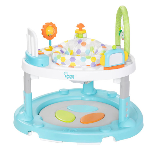 Smart Steps Bounce N’ Dance 4-in-1 Activity Center Walker | 4 Stages: Tummy Time, Stationary, Bouncer, Walker