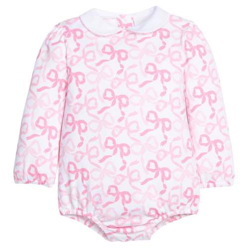 Printed Peter Pan Bubble - Bows & Ribbons