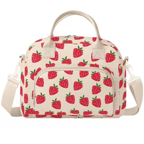 Insulated Milk Cooler Bag  Picnic(Strawberry)
