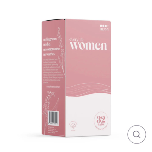 EveryLife Women Organic Cotton Pads