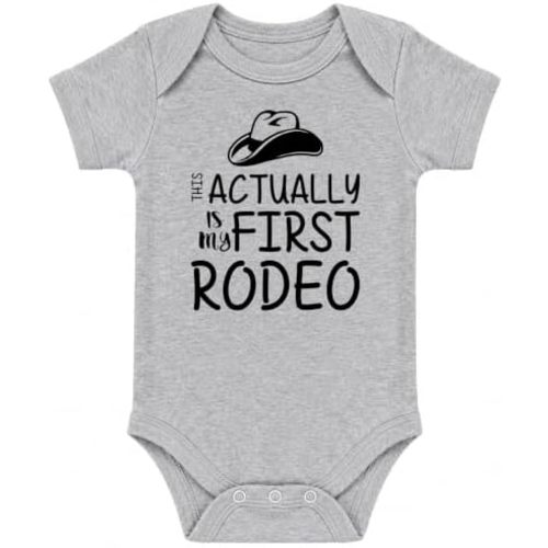 CBTwear This Is My First Rodeo Baby Bodysuit Infant Outfit