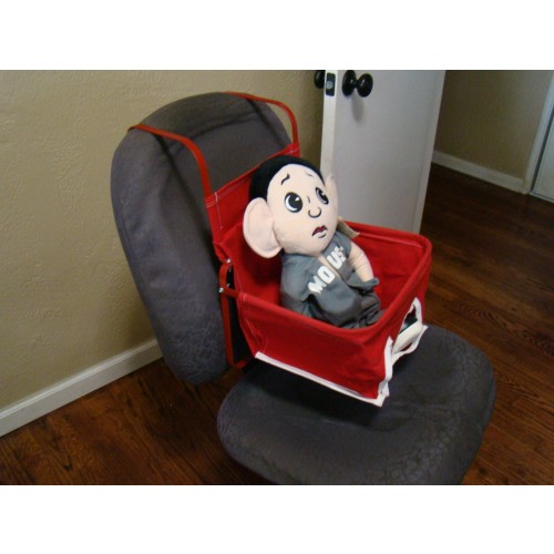 red vintage style child seat chair baby seat antique style baby seat chair red