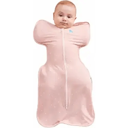 Love to Dream Swaddle UP, Baby Sleep Sack, Medium 13-19 lbs, Powder Pink Twinkle