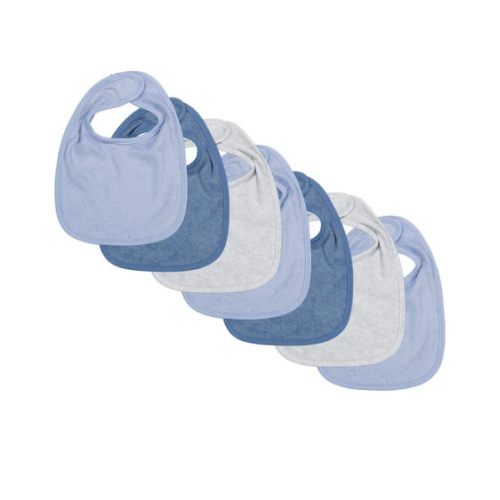 Light Blue Baby 7 Pack Bibs | Best&Less™ Online