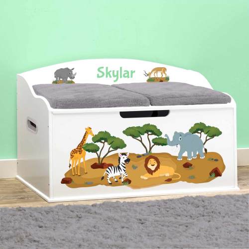 Personalized Dibsies Creative Wonders Jungle Safari Toy Box