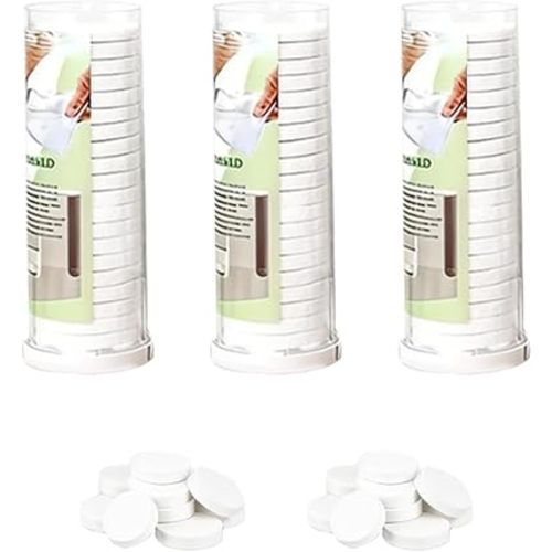 Towel Refills for Hot Face Towel Heater Machine, 60 Pcs Disposable Compressed Face Towels for Smart Towel Warmer, 3 Buckets, 20 Pcs Per Bucket