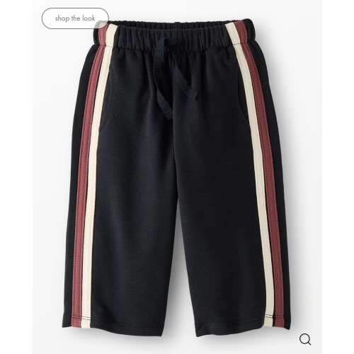 Oversized French Terry Side Stripe Sweatpants