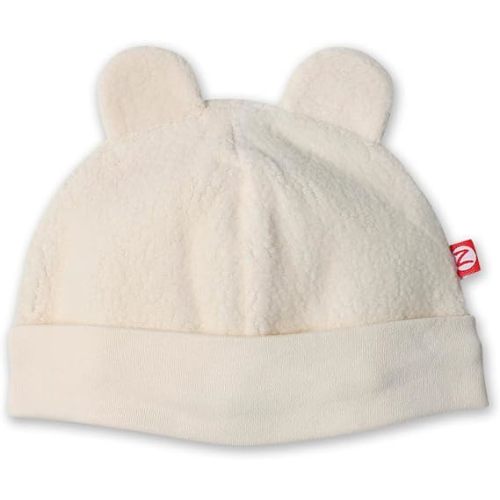 Zutano Infant Unisex-Baby Fleece Hat, Cream, 6 Months
