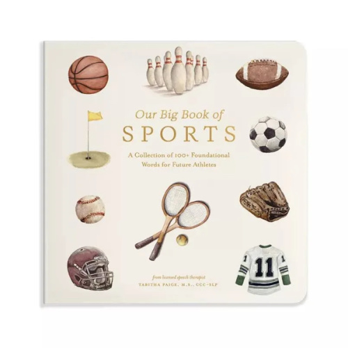 Our Big Book of Sports: A Collection of 100+ Foundational Words for Future Athletes (Tabitha Paige Children's Book Series)