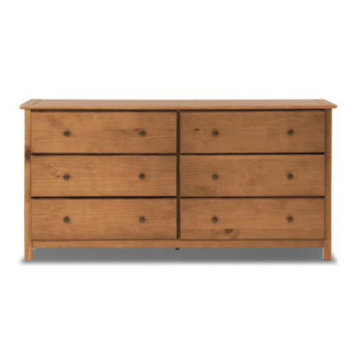 Shaker 6-Drawer Dresser – Grain Wood Furniture