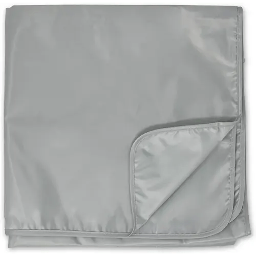 Tiny Twinkle Mess-Proof Splat Mats for Under high Chairs or Table Cover Art Projects for Baby and Toddler - Waterproof, Washable Floor or Table Splash mat 51" x 51" (Grey)