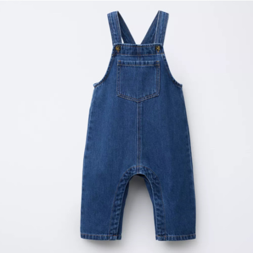 DENIM OVERALLS - Mid-blue | ZARA United States