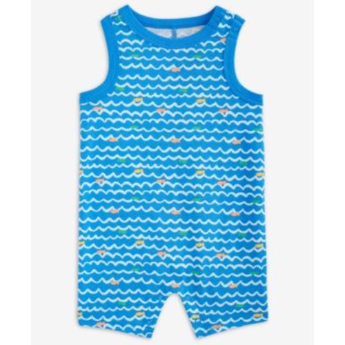 Baby Boys Swimming Fish Printed Sunsuit, Exclusively at Macy's