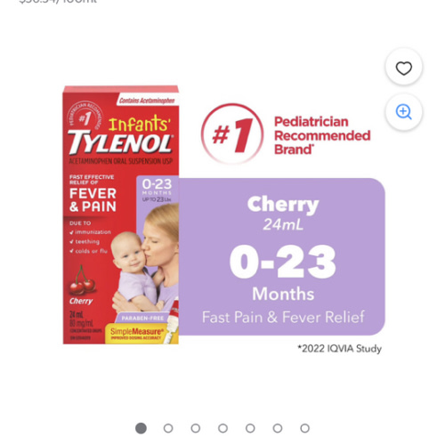 Gouttes de suspension d'acétaminophène pour nourrissons raisin Tylenol | Jean Coutu