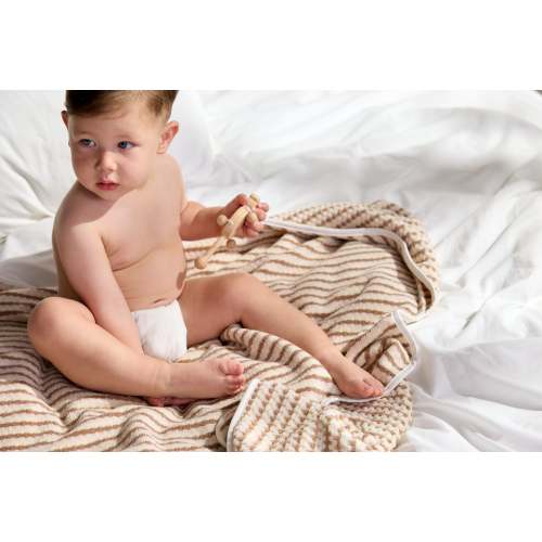 Organic Mini Mosaic Hooded Toddler Towel ( Blush and Adobe) – Parachute Home