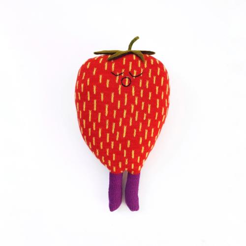Strawberry - Lambswool Knit Plush Toy