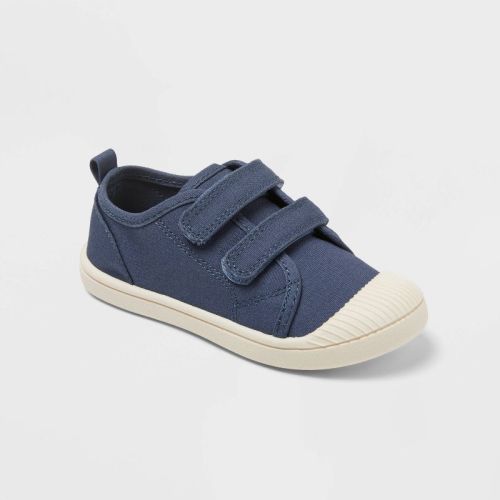 Toddler Parker Hook and Loop Closure Sneakers - Cat & Jack™ Navy Blue 4T